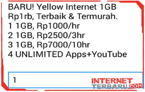 Cara Daftar Paket Yellow Indosat OoredooTerbaru