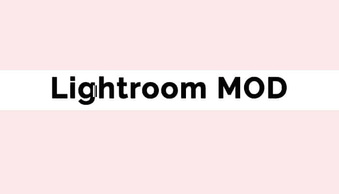 lightroom mod